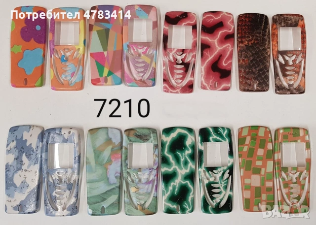 Панели за Nokia 7210, Nokia 7250, 7610, 2100, 3100, 3510, снимка 4 - Резервни части за телефони - 55234654