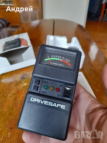 Стар алкохолен тестер Drivesafe, снимка 3 - Други ценни предмети - 55325806