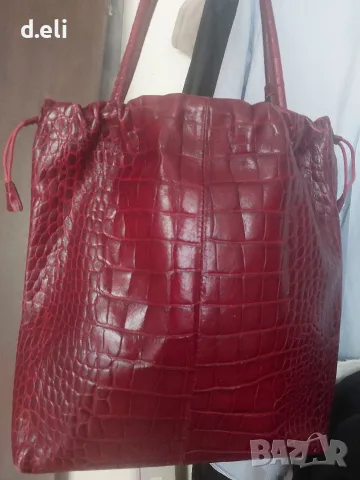 FURLA и Max Mara Original 100% Кожа Страхотна чанта