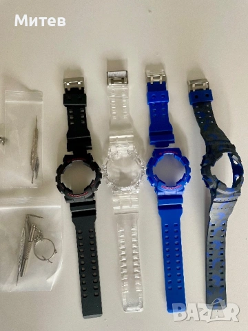 Casio G-shock,Baby G-каишки и безел(GA100,110,BA110,111)с, снимка 16 - Каишки за часовници - 34408161