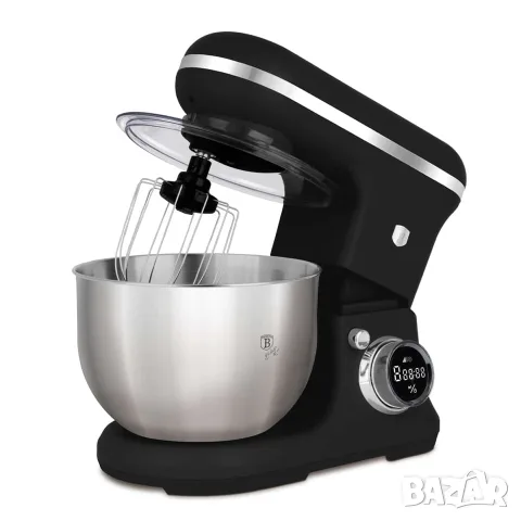 Планетарен миксер 6L, 1300W Bergner, снимка 2 - Миксери - 55343557