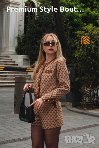 Дамски комплект Gucci сако и панталонки 