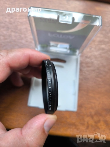 FOTGA SLIM WIDE BRAND FADER ND 52 mm филтър , снимка 5 - Обективи и филтри - 55151363