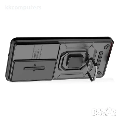 Калъф за vivo V50 5G – PC + TPU, Въртящ се стенд, Подвижен капак на обектива, 5 цвята, снимка 7 - Калъфи, кейсове - 55378411