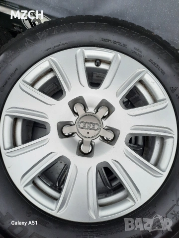 ляти джанти с гуми 5×112,16цола, АУДИ , снимка 7 - Гуми и джанти - 54083849