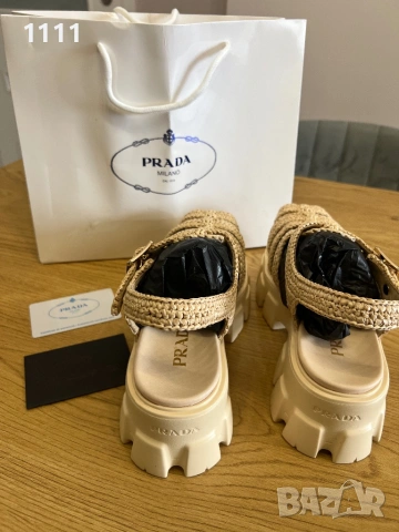 Дамски сандали Prada 38 и 39 номер, снимка 4 - Сандали - 54702865