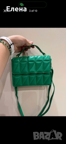 Зелена чанта, снимка 3 - Чанти - 54204161