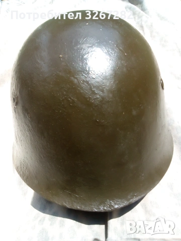 Каска,Шлем,Военен,Български,Стоманен, снимка 2 - Антикварни и старинни предмети - 55073322