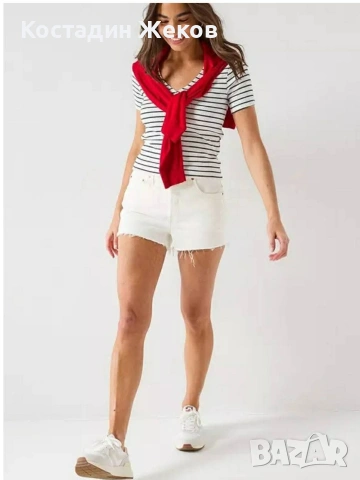  Нови със премахнат етикет. Дамски оригинални къси панталони Levi's 501® Original High Rise Shorts 