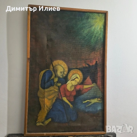 Голяма маслена картина , снимка 3 - Картини - 55217315