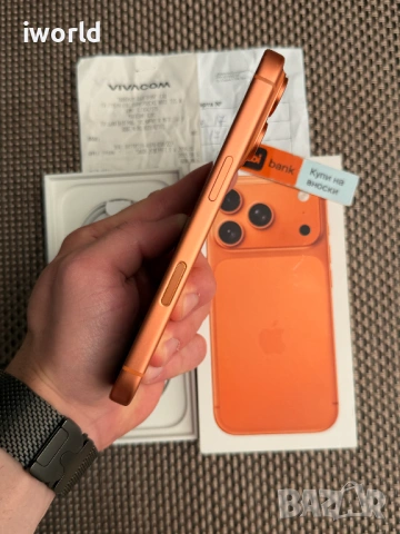 КАТО НОВ❗️24м ГАР. 🔥 iPhone 17 Pro Лизинг от 41€/мес ❗️ Cosmic Orange / 256Gb⚠️, снимка 6 - Apple iPhone - 54687438