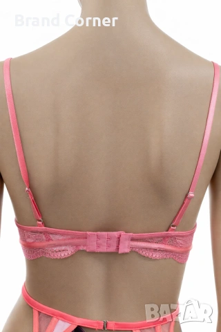 Hunkemöller дантелен сутиен 75C в розово, снимка 4 - Бельо - 54533661