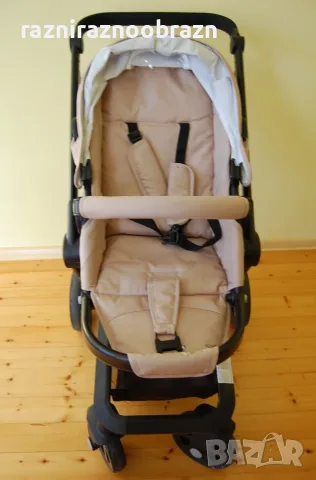 Детска комбинирана количка Kinderkraft 6 - бежово, снимка 3 - Детски колички - 55655508