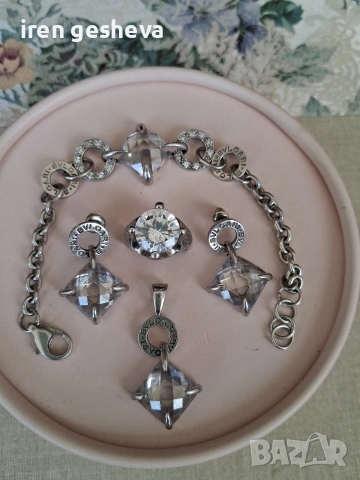 сребро булгари, снимка 3 - Пръстени - 54345485