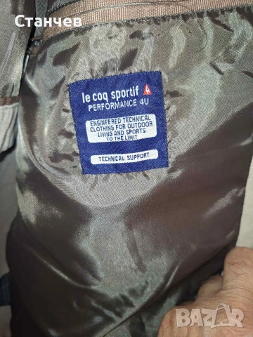 ЧИСТО НОВО мъжко спортно сако Le Coq Sportif, размер 52 (L/XL) – Велур без етикет, снимка 5 - Сака - 55014546
