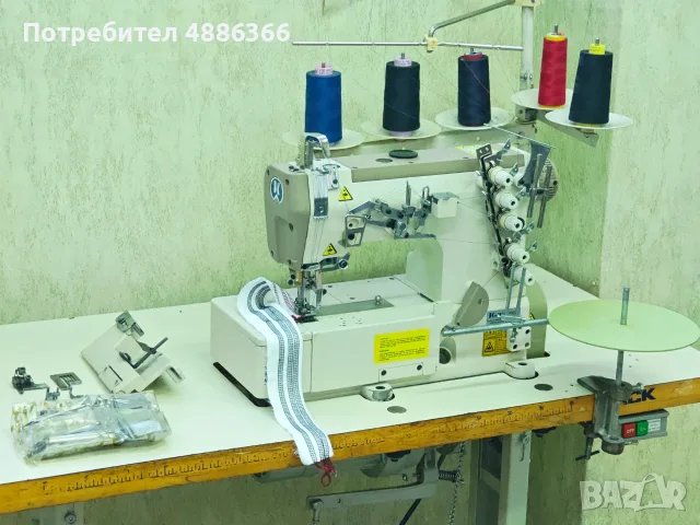 Продавам покривна машина JACK 8568 , снимка 2 - Шевни машини - 55292196