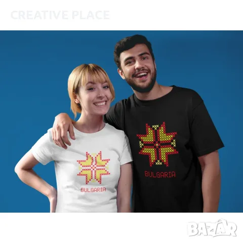 Дамска тениска с етно мотив, снимка 4 - Тениски - 55590260
