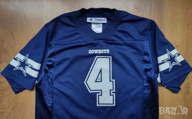 NFL / Dallas Cowboys #4 Dak Prescott - Jersey детско, снимка 2 - Детски тениски и потници - 54649047