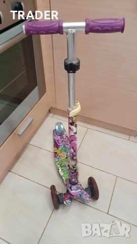 детска тротинетка Scooter светещи колела