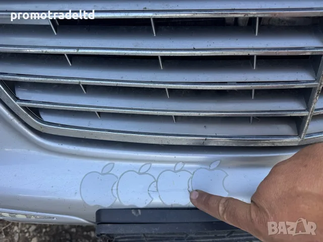 Предна броня Мерцедес Е класа W211 E270 avangart Mercedes E klassa W211, снимка 7 - Части - 55587481