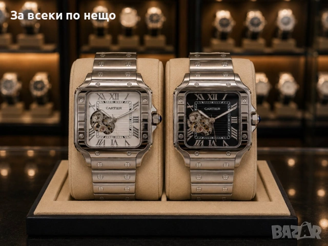 Cartier Мъжки Луксозен Часовник С Автоматичен Механизъм С Кутия Код Gentlemen Legacy42