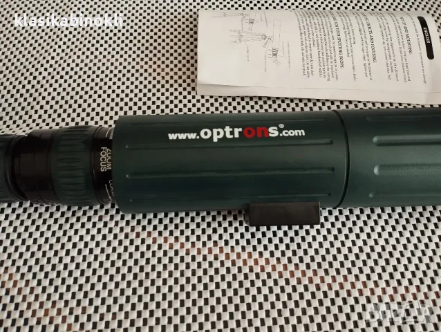 ТОП НОВА Японска Зрителна Тръба-Спотинг OPTRONS -20-60x60, снимка 4 - Екипировка - 55650829