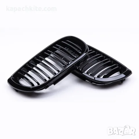 Черни Бъбреци за БМВ (BMW) E46, E60, E90, E91 – Черен Гланц (Пиано Лак), снимка 8 - Аксесоари и консумативи - 55591615