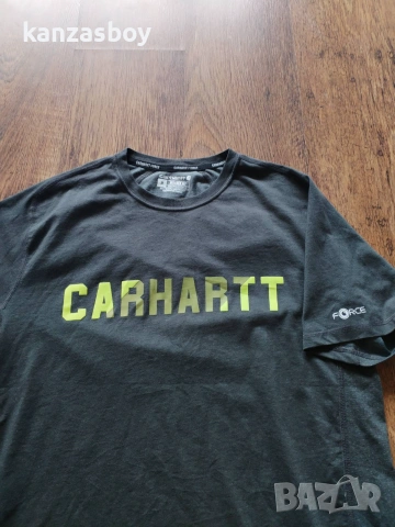 Carhartt Men's Loose Fit Heavyweight Short-Sleeve Logo Graphic - мъжка тениска р-р M КАТО НОВА, снимка 3 - Тениски - 55252704