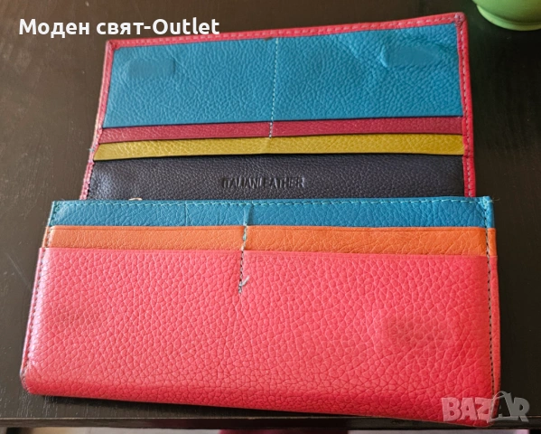 Портмоне естествена кожа, снимка 2 - Портфейли, портмонета - 54263950