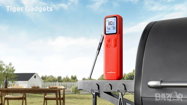 ThermoMaven P1 – Безжичен термометър за месо с Wi-Fi и Bluetooth, за грил, BBQ, фурна и пушилня, снимка 4 - Други стоки за дома - 54931508