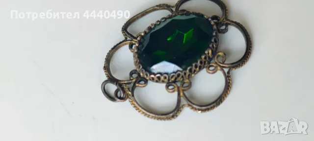 Висулка брошка с камък , снимка 3 - Други - 55606208