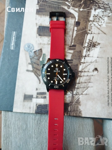 Deep Blue Master 1000 automatic diver all black , снимка 3 - Мъжки - 55201015