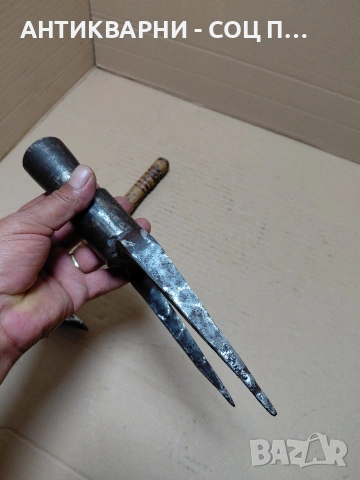 Комплект Соц Стари Чукче С Наковалня За Клепане На Коси 1.600кг. НОМЕР 1519., снимка 5 - Антикварни и старинни предмети - 55151194