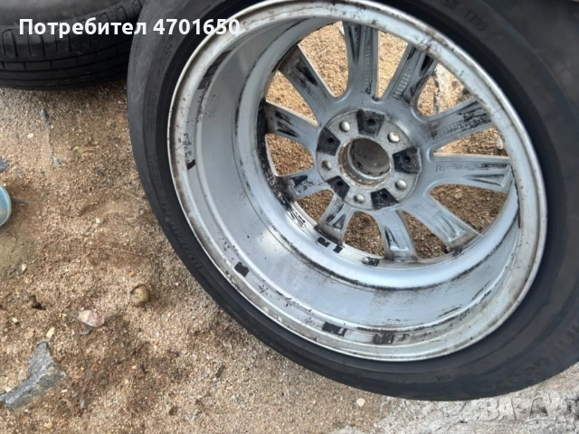 Оригинални BMW джанти 17” с гуми – 5x120 – Топ състояние!, снимка 2 - Гуми и джанти - 54788582