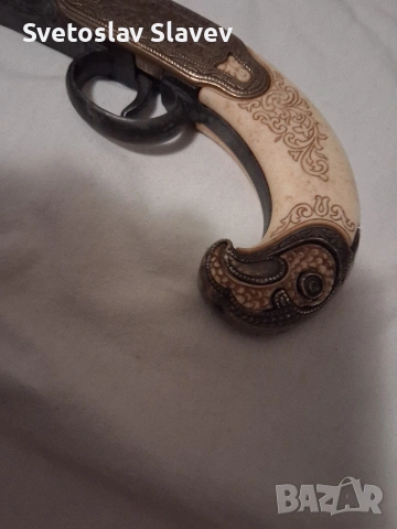 Стар пистолет за декорация , снимка 2 - Други ценни предмети - 54021532