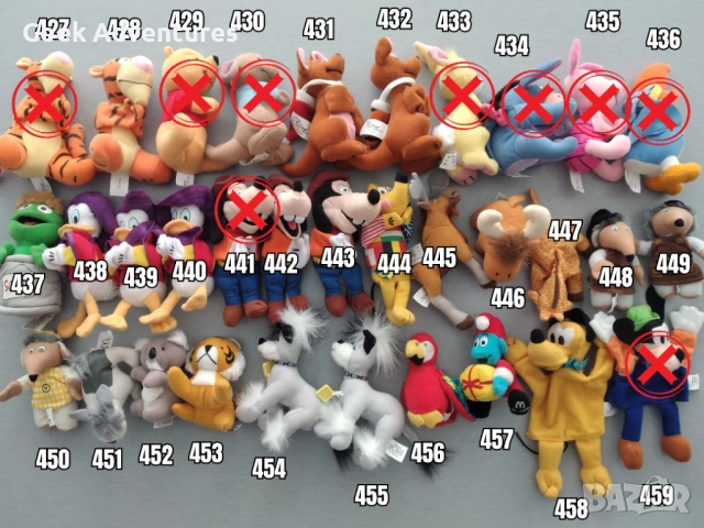 McDonalds Toys / Макдоналдс Играчки от 90те Винтидж Колекционерски, снимка 10 - Колекции - 46745216