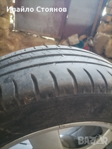 Джанти с летни гуми Michelin 15ки 195.60 5x112, снимка 2 - Гуми и джанти - 54566221