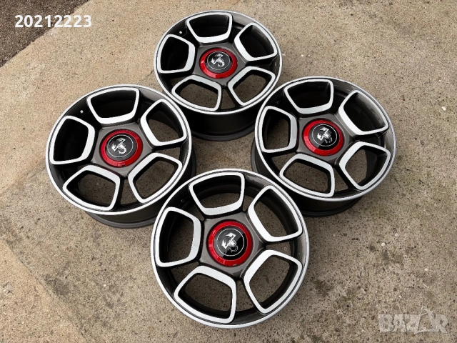 4 броя алуминиеви джанти за Fiat 500 Abarth 17, снимка 6 - Гуми и джанти - 54886477