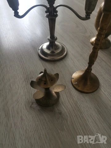 Месингови свещници и други, снимка 8 - Антикварни и старинни предмети - 53333347