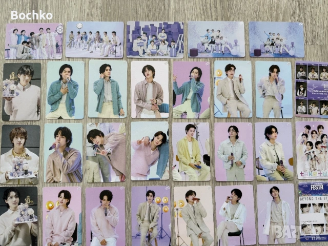 BTS колекционерски картички 55 броя, снимка 2 - Други - 54347442