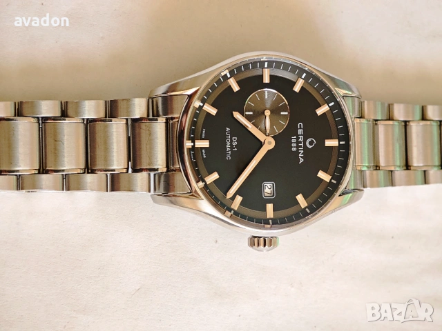Certina DS-1 automatic Swiss Made ETS saphire wr100m, снимка 5 - Мъжки - 54697614