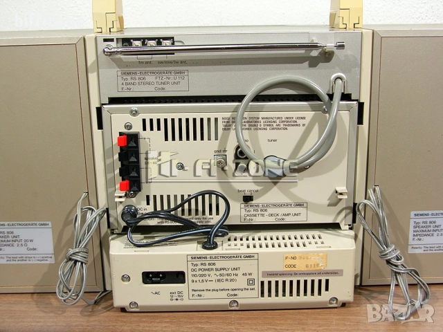 Радиокасетофон Siemens rs-806, снимка 8 - Радиокасетофони, транзистори - 54898585