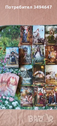 Комплект карти + книга, снимка 2 - Таро карти - 55586687