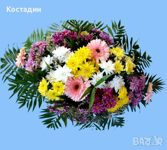 Венци и аранжировки от естествени цветя , снимка 11 - Траурни и погребални услуги - 54409470