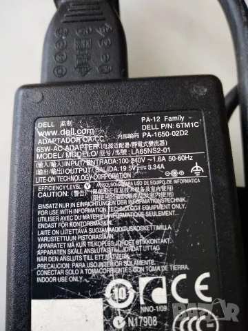 Оригинално зарядно за лаптоп DELL , снимка 2 - Кабели и адаптери - 55681397