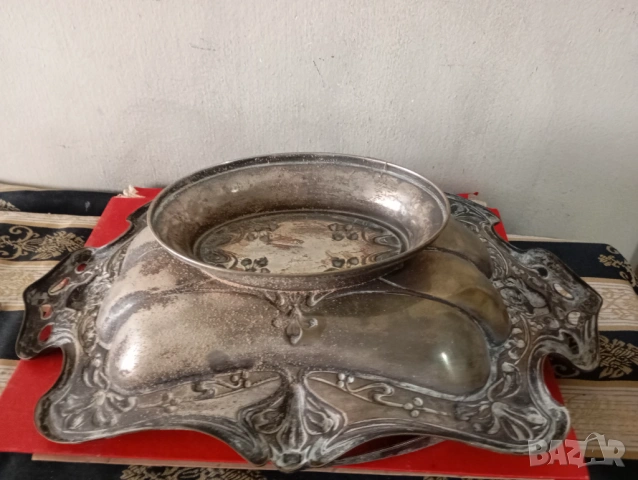 Купа,фруктиера арт нуво, снимка 8 - Други ценни предмети - 54269087