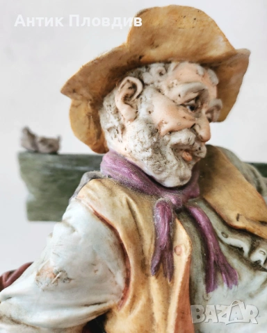 Порцеланова фигура Capodimonte, снимка 10 - Антикварни и старинни предмети - 54540994
