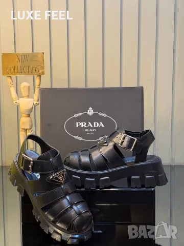PRADA ⚜️Дамски Сандали , снимка 5 - Сандали - 55403816