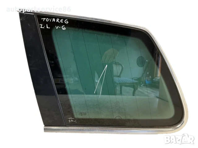 Стъкло за прозорец заден ляв за Volkswagen Touareg 3.0 TDI (08-2010) 7L6845297