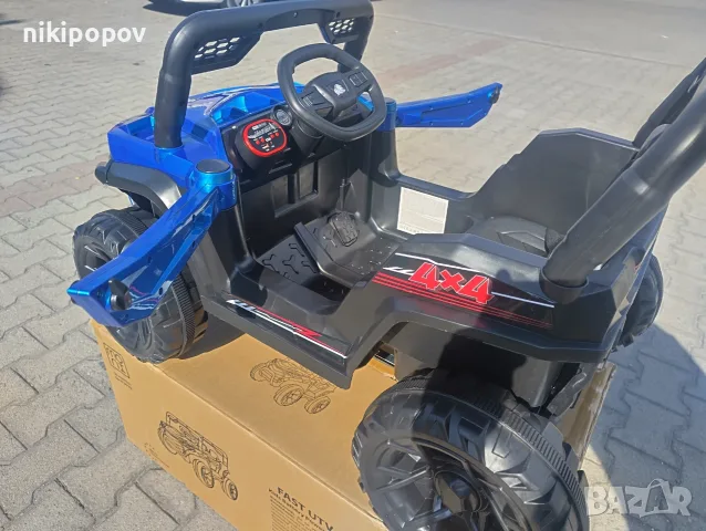 TEXAS акумулаторен джип FAST UTV син, снимка 9 - Детски велосипеди, триколки и коли - 55440127